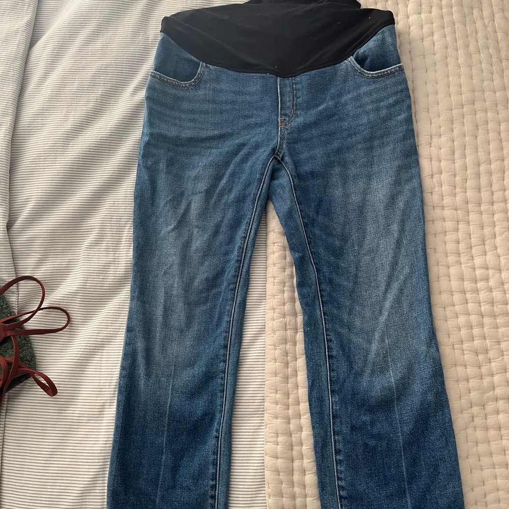 Hatch maternity straight jeans